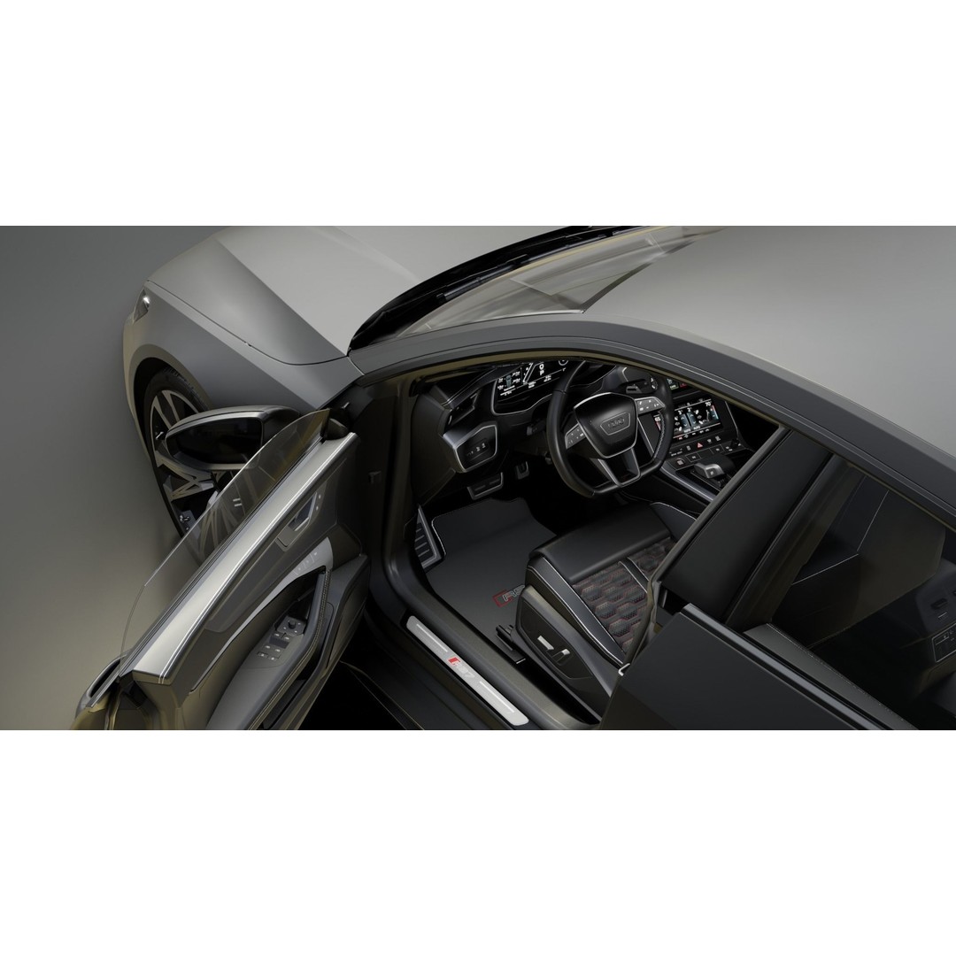 AUDI RS7 3D Model – Low Poly Game Asset with PBR Textures - View 10