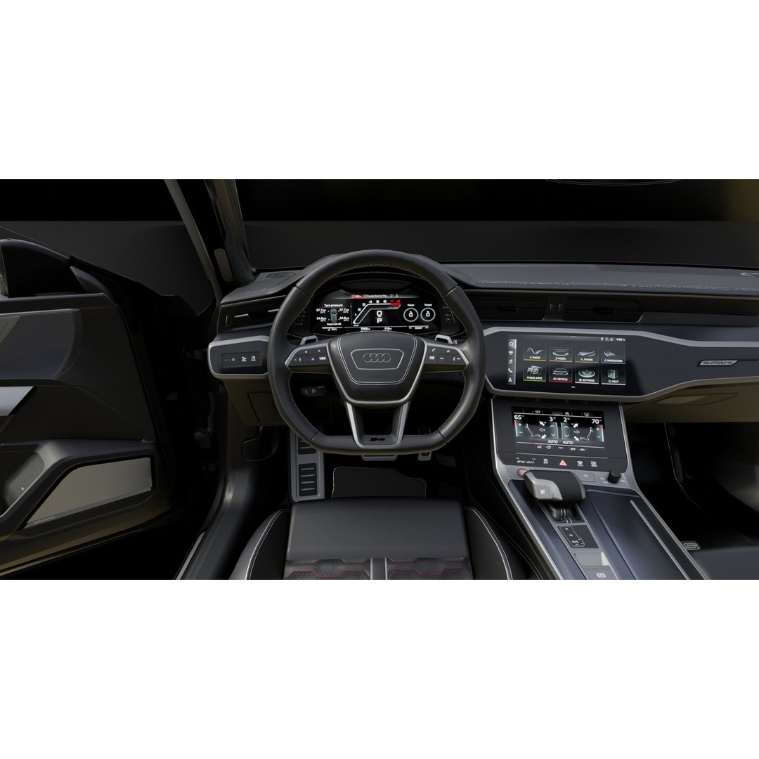 AUDI RS7 3D Model – Low Poly Game Asset with PBR Textures - View 11