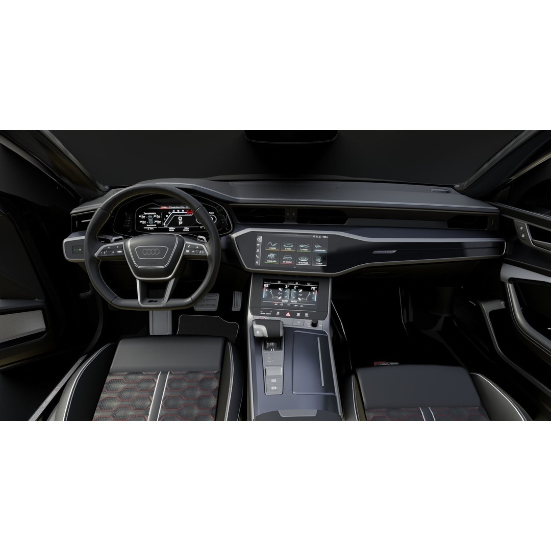 AUDI RS7 3D Model – Low Poly Game Asset with PBR Textures - View 12