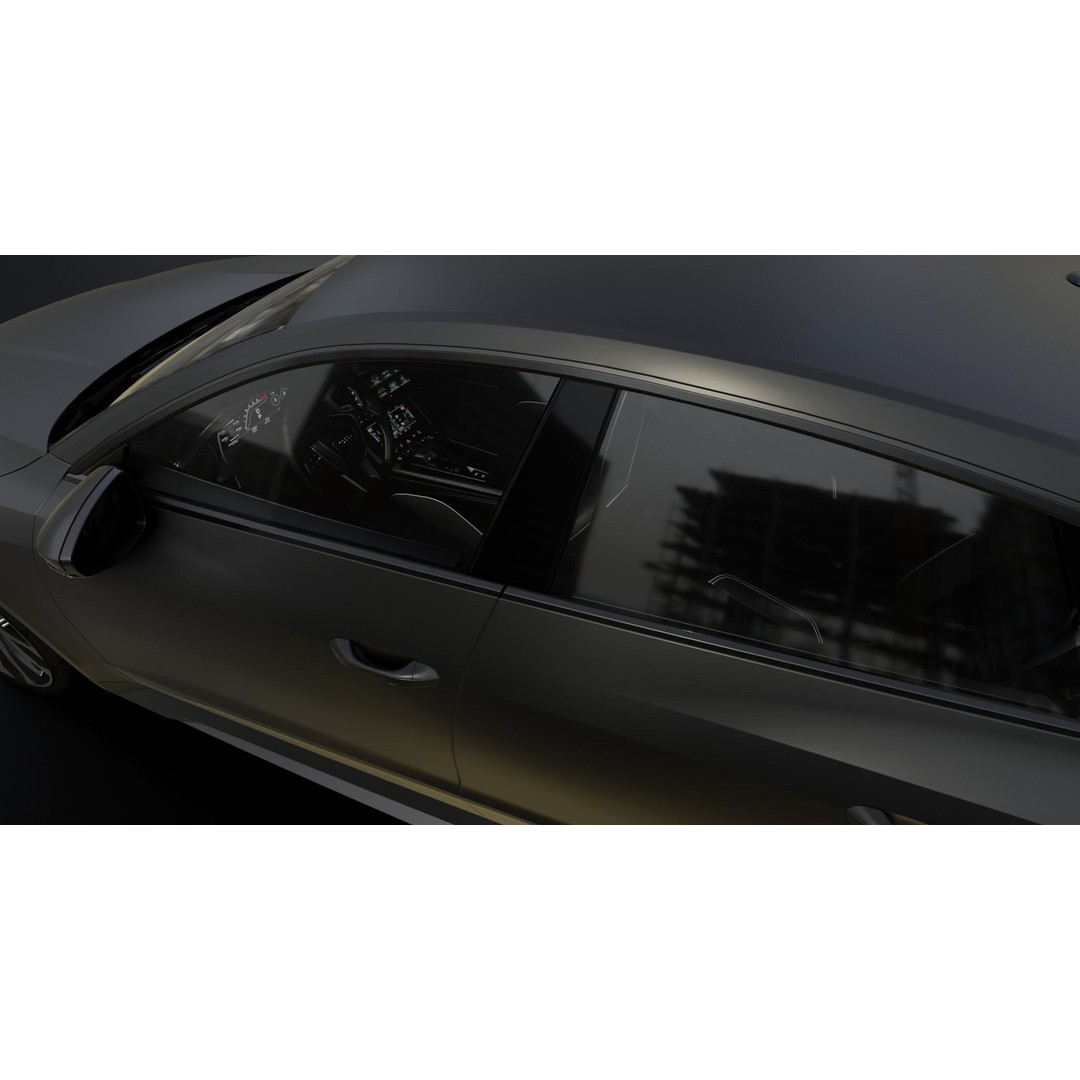 AUDI RS7 3D Model – Low Poly Game Asset with PBR Textures - View 9