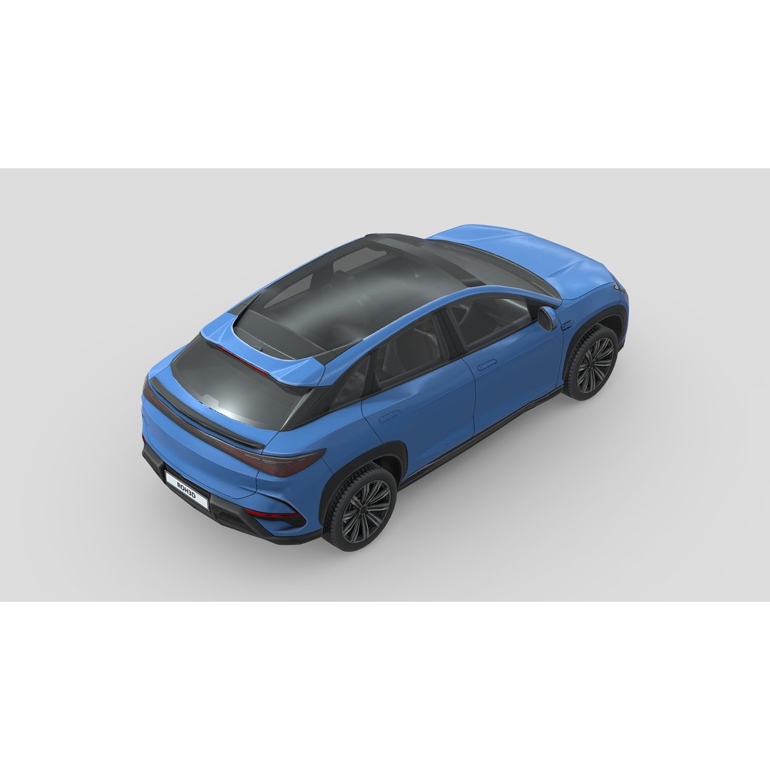 BYD Sealion 7 3D Model – Low Poly Game Asset, FBX, PBR Textures - View 7