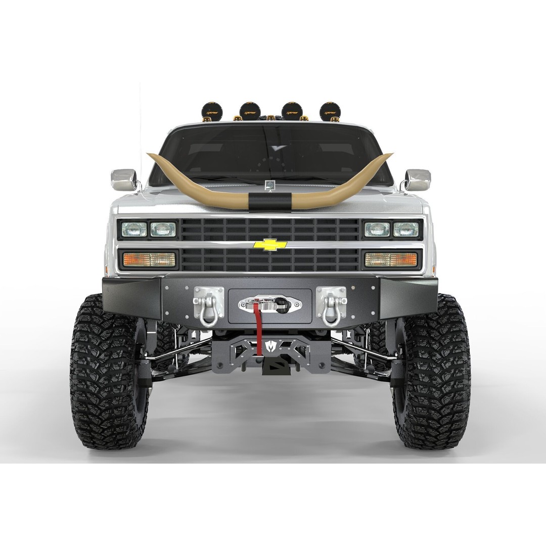 Chevrolet C10 Truck 1980 3D Model – High Poly Game Asset, FBX, OBJ, Blender - View 5