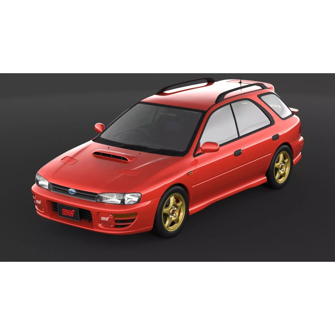 Subaru Impreza WRX STI 3D Model – High Poly Game Asset, FBX, OBJ - View 7