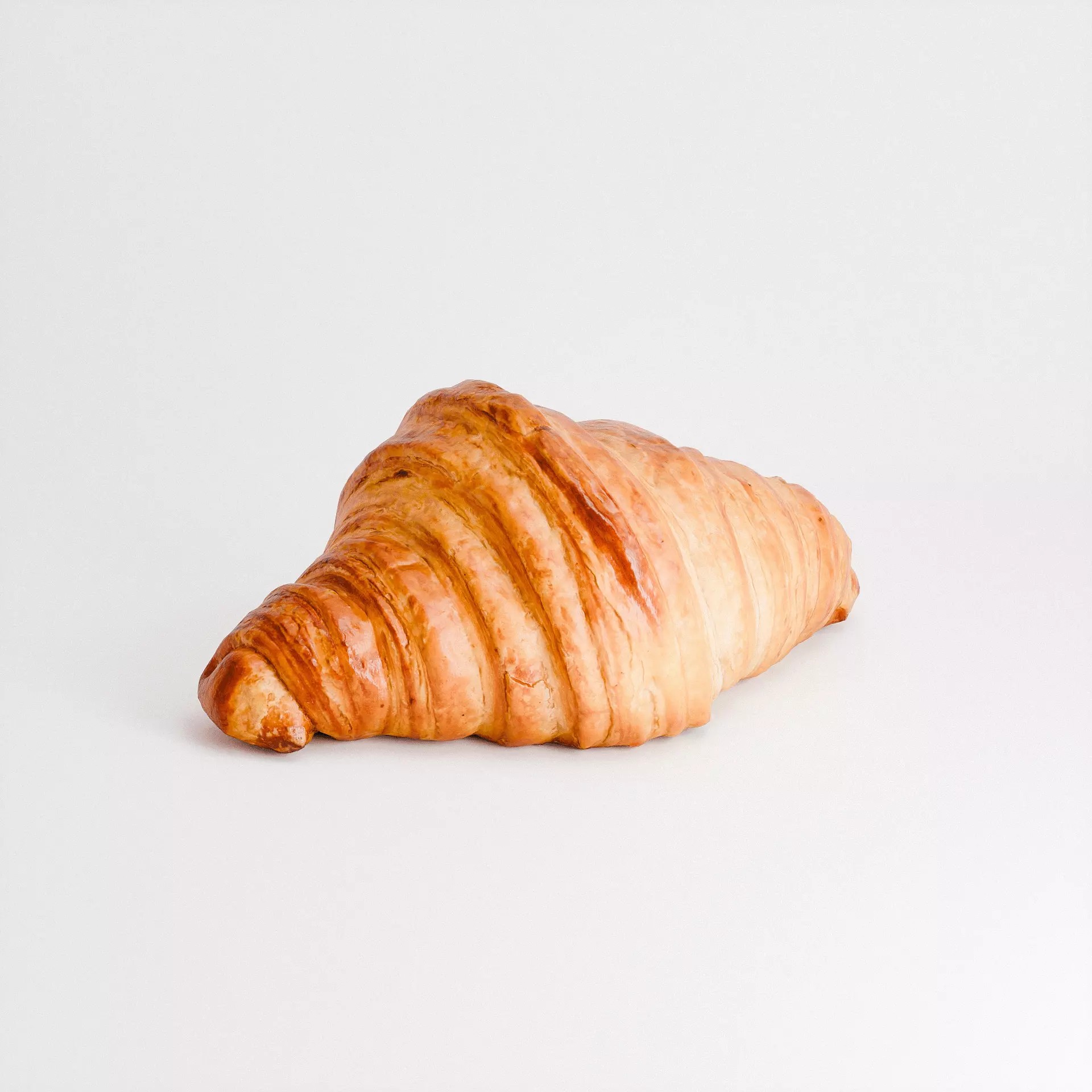 Butter Croissant - Low-Poly Game-Ready 3D Model - View 2