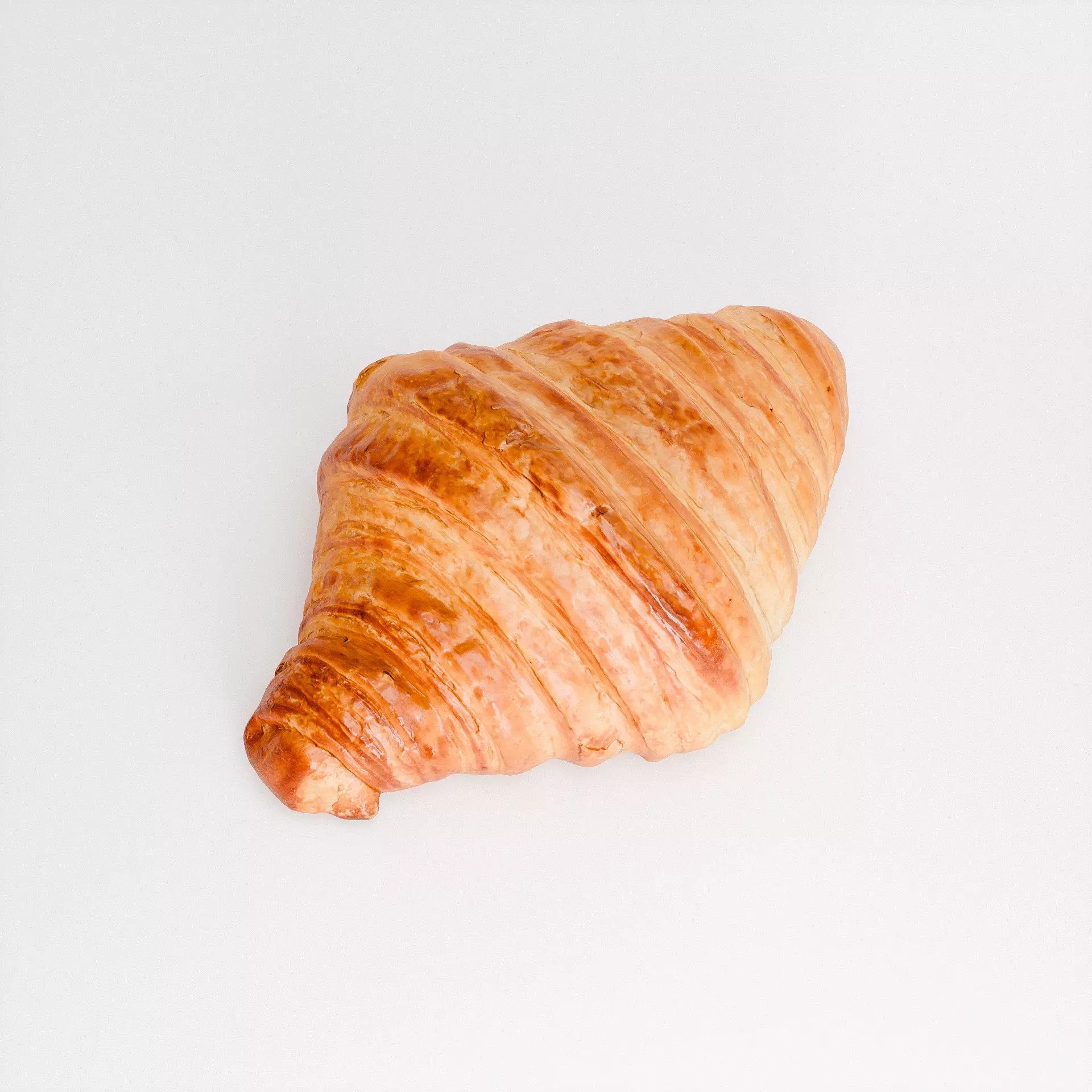 Butter Croissant - Low-Poly Game-Ready 3D Model - View 4