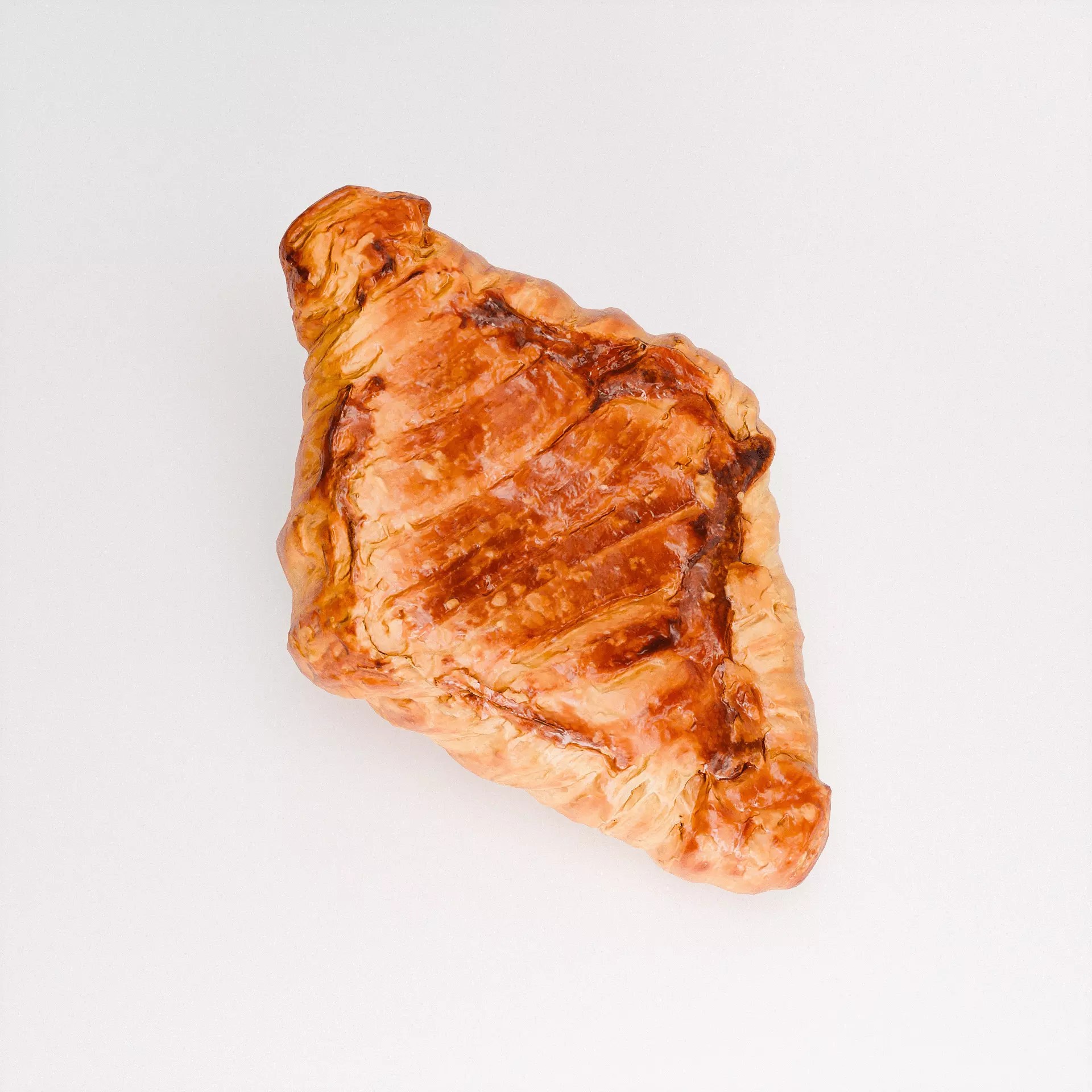 Butter Croissant - Low-Poly Game-Ready 3D Model - View 5