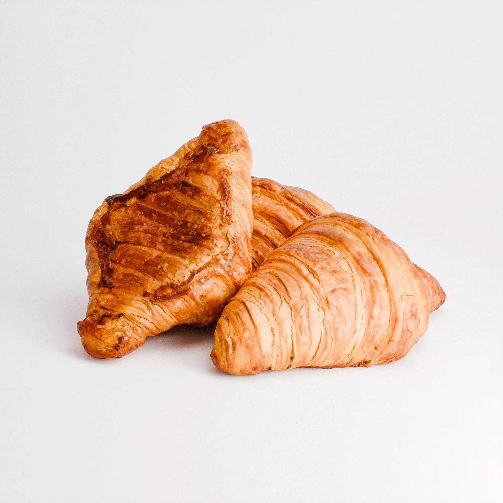 Butter Croissant - Low-Poly Game-Ready 3D Model - View 6