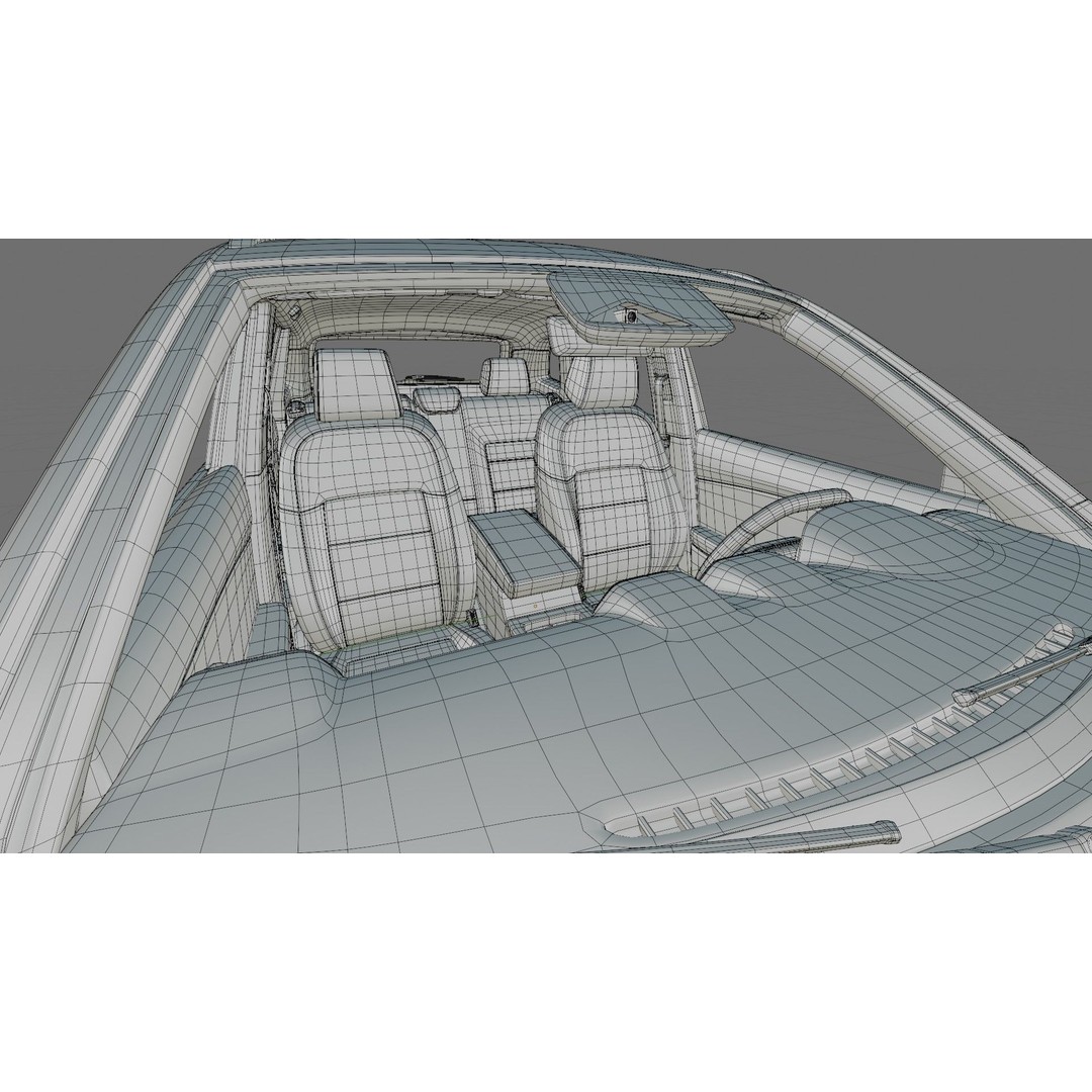 MG ZS 2025 3D Model – Detailed SUV with Interior, FBX & OBJ