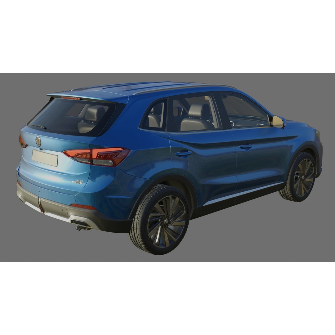 MG ZS 2025 3D Model – Detailed SUV with Interior, FBX & OBJ - View 22