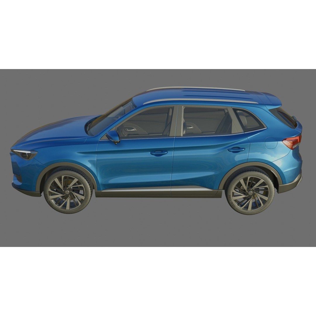 MG ZS 2025 3D Model – Detailed SUV with Interior, FBX & OBJ - View 23