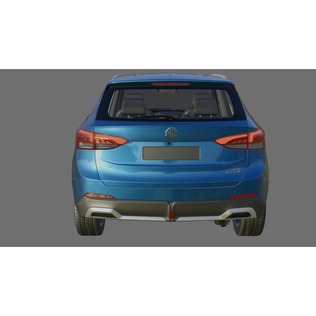 MG ZS 2025 3D Model – Detailed SUV with Interior, FBX & OBJ - View 24
