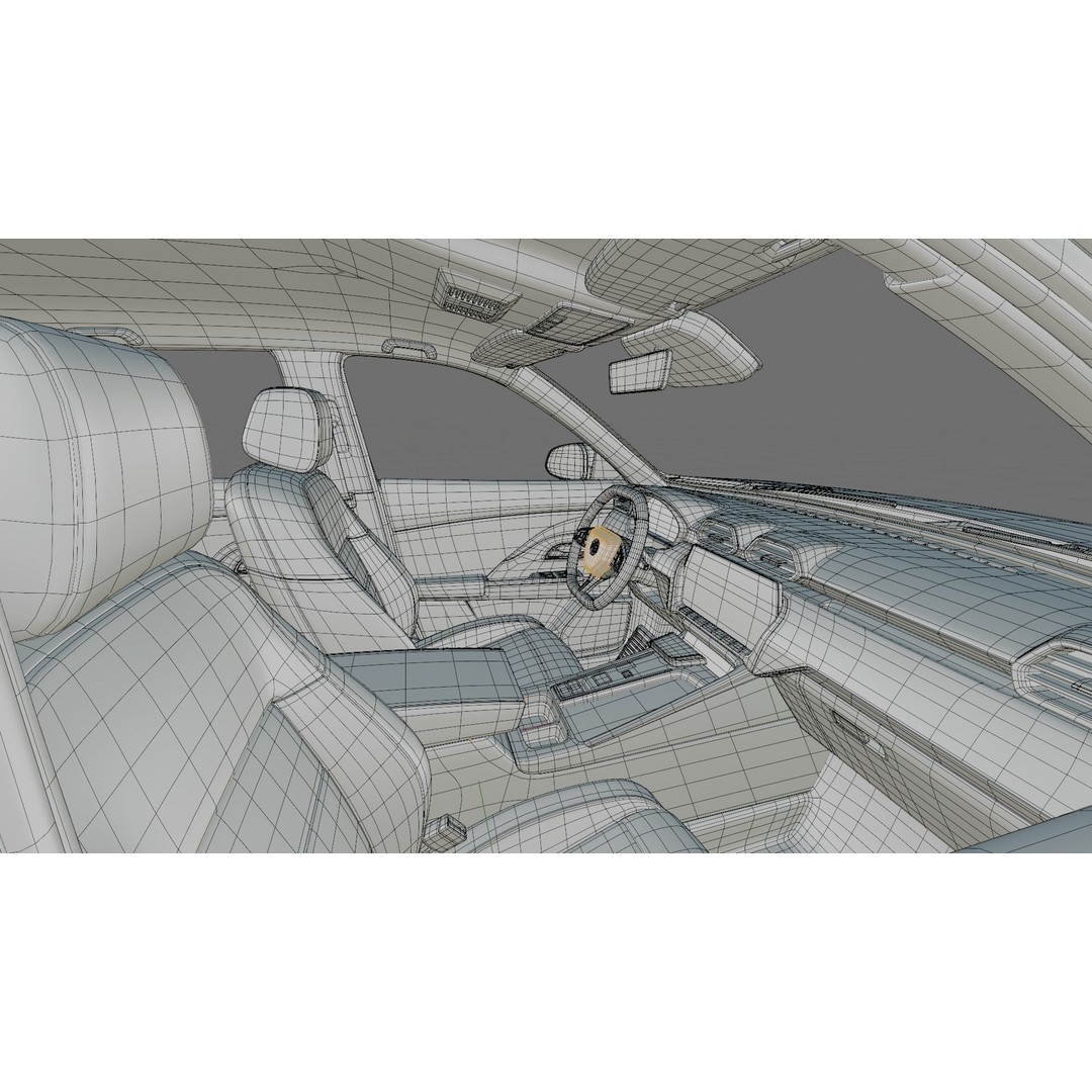 MG ZS 2025 3D Model – Detailed SUV with Interior, FBX & OBJ - View 36