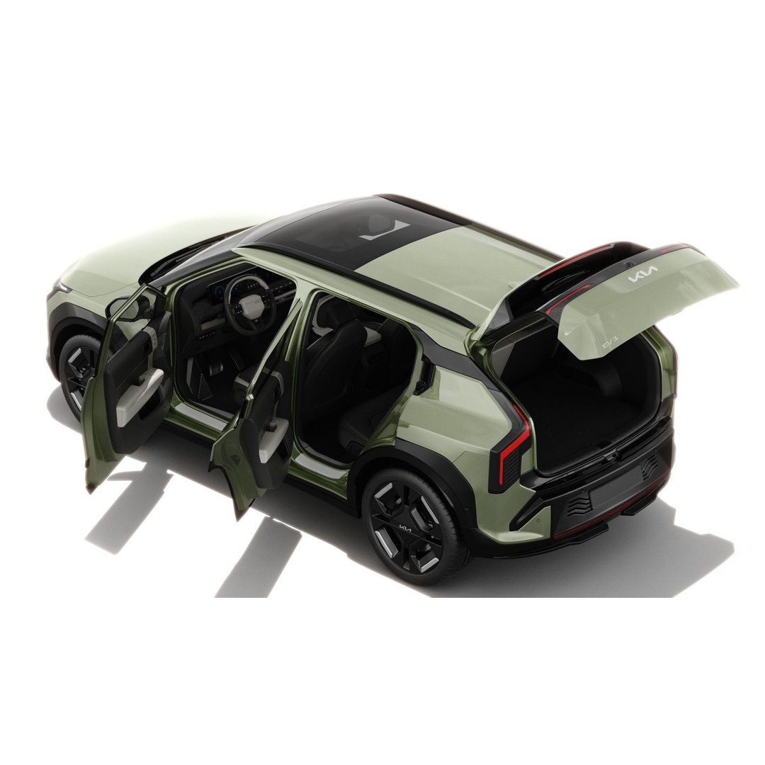 Kia EV3 GT-line 2025 3D Model – Detailed SUV with Interior, FBX, Blender - View 14