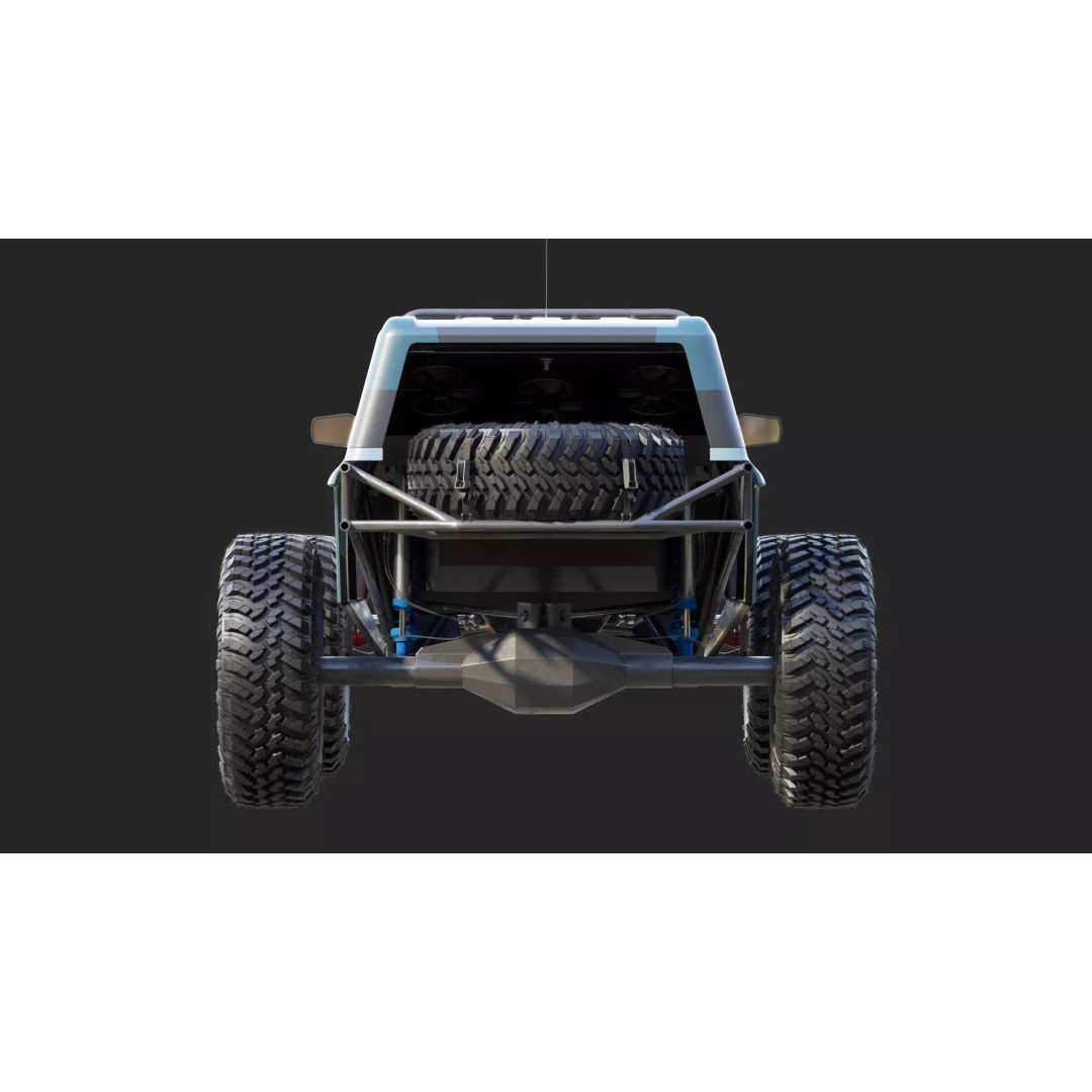 Ultra4 Car 3D Model – High Poly Racing Vehicle, FBX, OBJ, 3ds Max - View 13