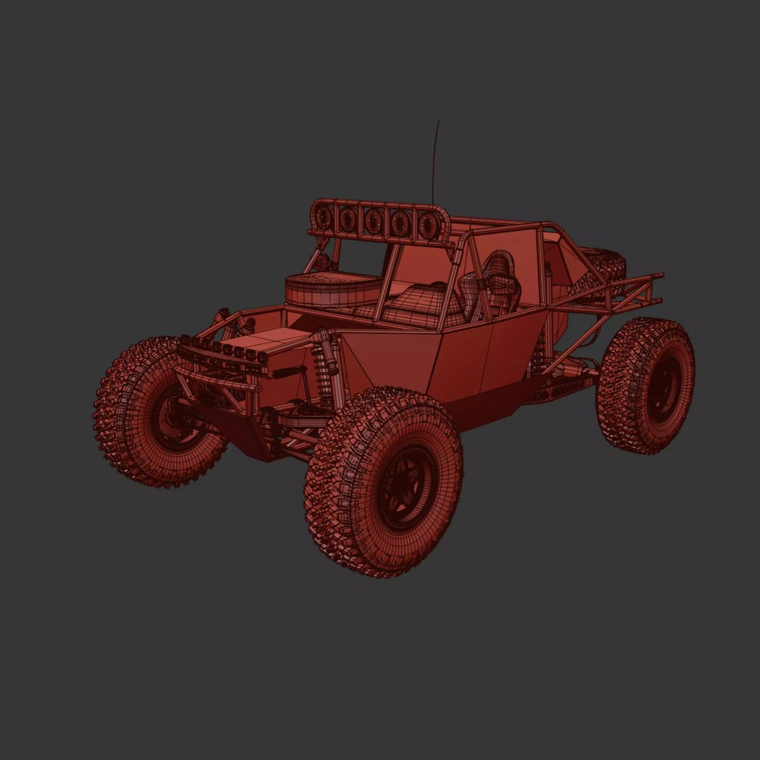 Ultra4 Car 3D Model – High Poly Racing Vehicle, FBX, OBJ, 3ds Max - View 18