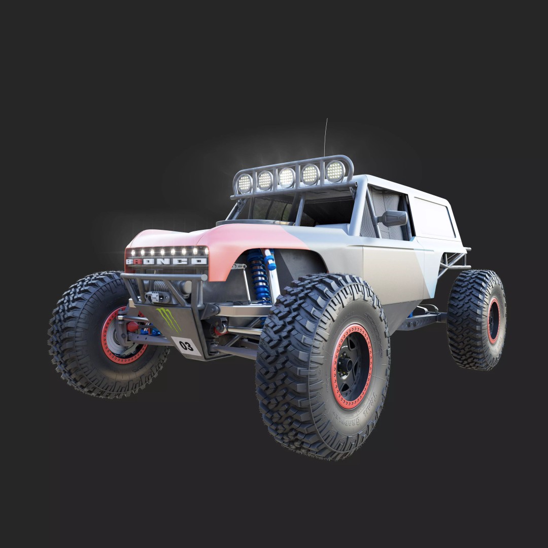 Ultra4 Car 3D Model – High Poly Racing Vehicle, FBX, OBJ, 3ds Max - View 2