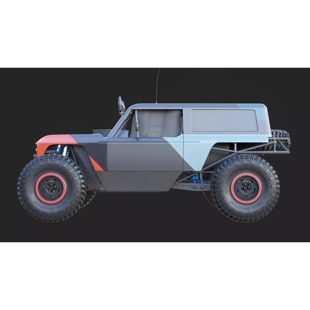 Ultra4 Car 3D Model – High Poly Racing Vehicle, FBX, OBJ, 3ds Max - View 6