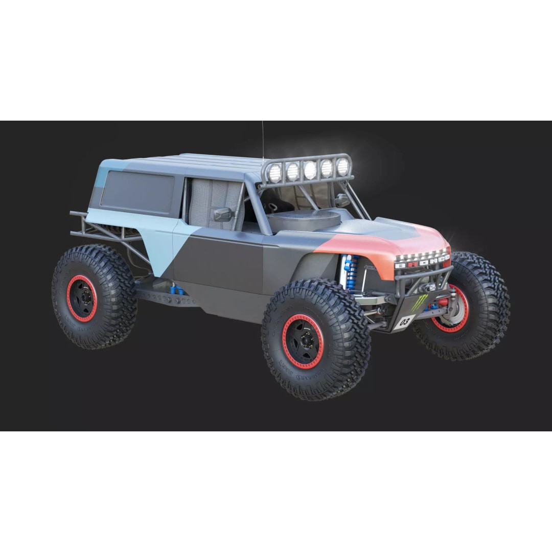 Ultra4 Car 3D Model – High Poly Racing Vehicle, FBX, OBJ, 3ds Max - View 9