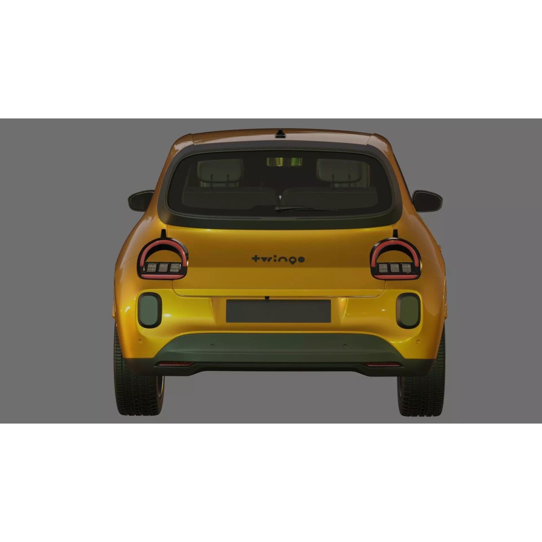 Renault Twingo E-Tech EV 2027 3D Model – High Poly Detailed Car Asset - View 25