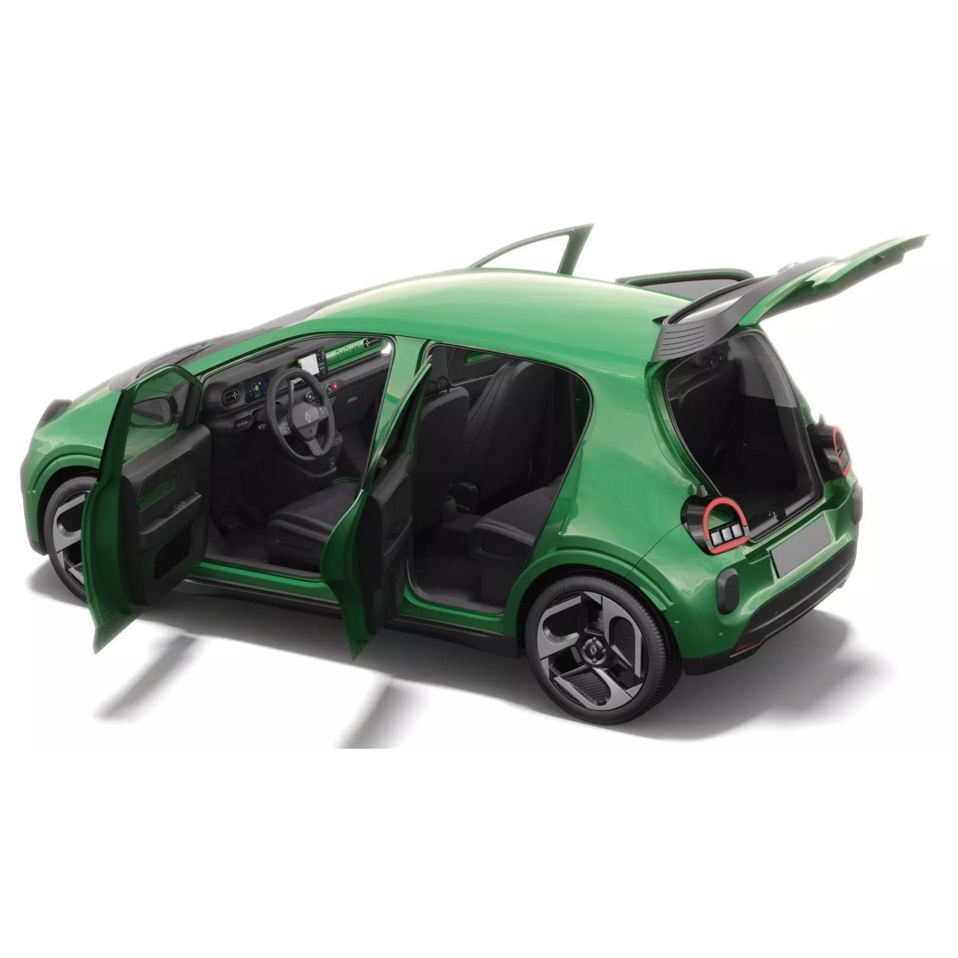 Renault Twingo E-Tech EV 2027 3D Model – High Poly Detailed Car Asset - View 4