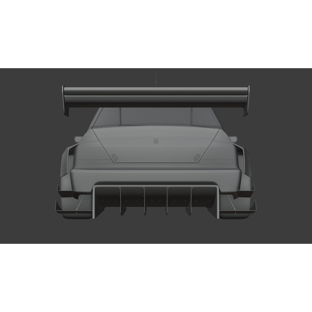 Mitsubishi Lancer Evolution IX 3D Model – High Poly Racing Car, Blender, FBX, OBJ - View 15
