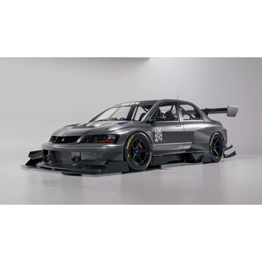 Mitsubishi Lancer Evolution IX 3D Model – High Poly Racing Car, Blender, FBX, OBJ - View 2