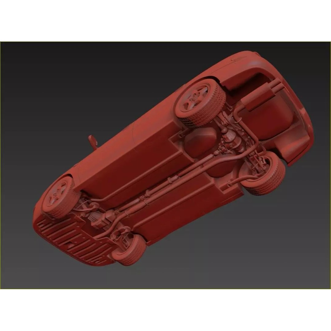 Subaru Impreza WRX STI 3D Model – High Poly Game Asset, FBX, OBJ