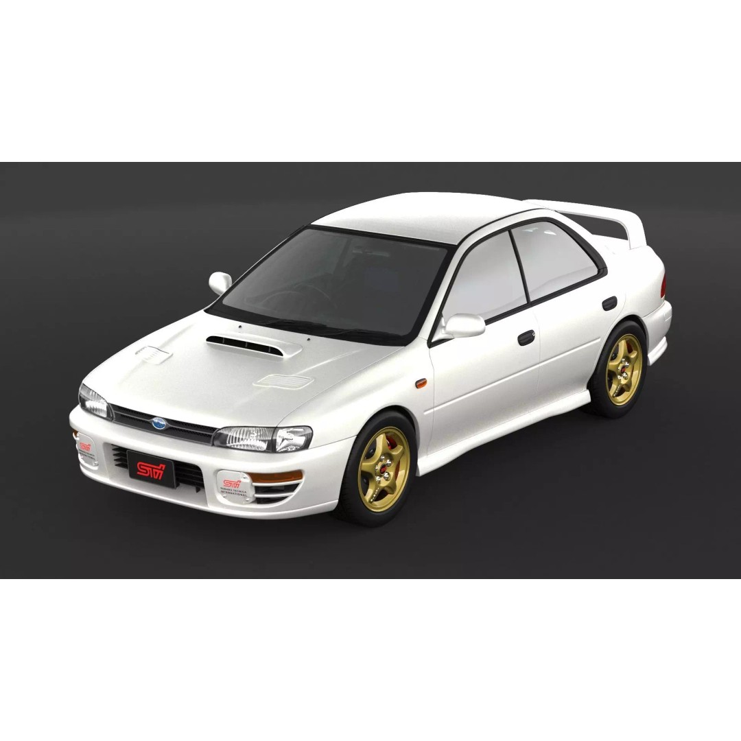 Subaru Impreza WRX STI 3D Model – High Poly Game Asset, FBX, OBJ - View 7