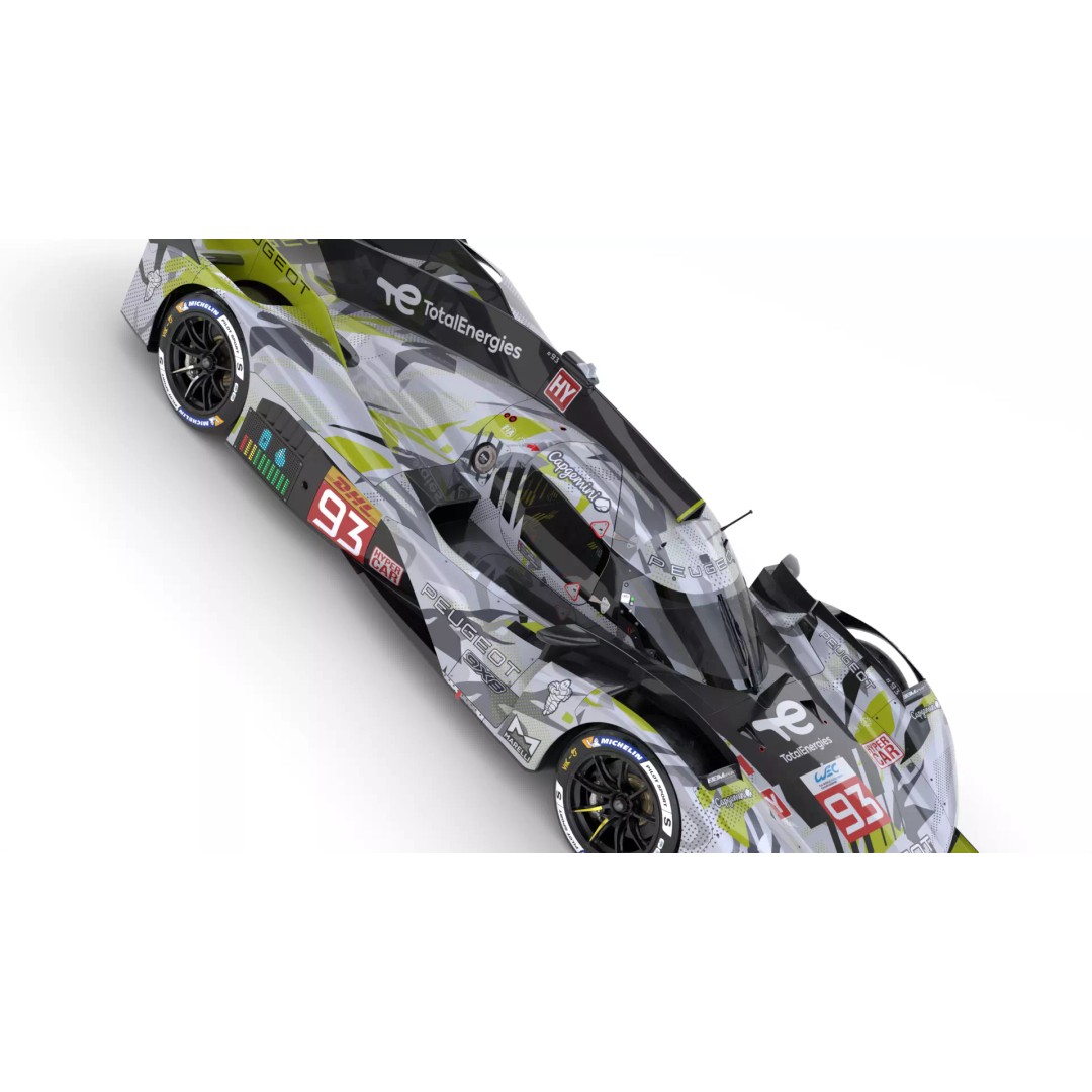 Peugeot 9X8 LMDh 2025 3D Model – High Poly Racing Car, FBX, PBR - View 15