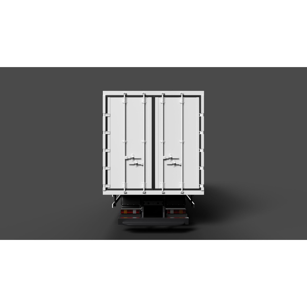 Mercedes Actros MP3 V6 2536 3D Model – High Poly Truck Asset, FBX, OBJ - View 6