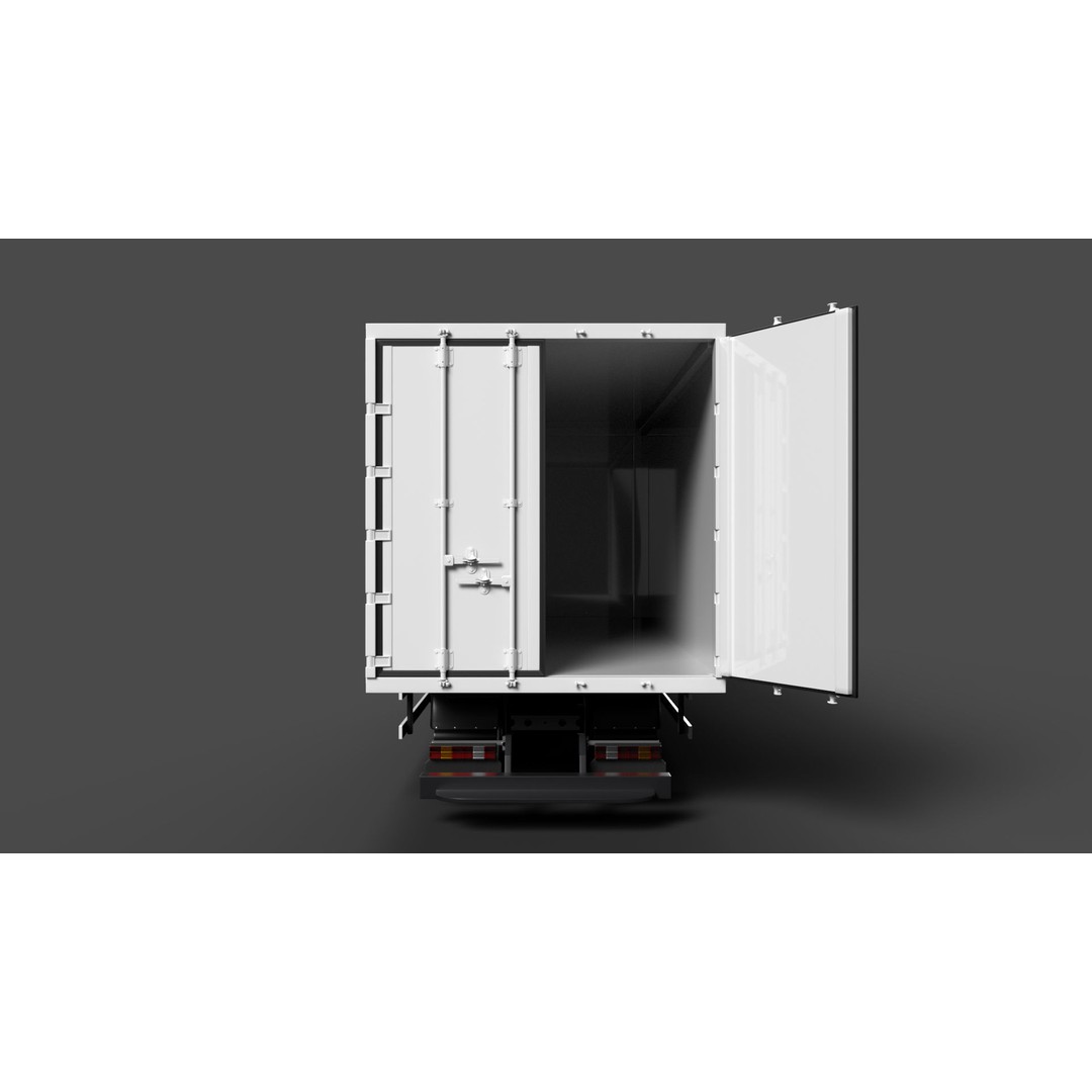Mercedes Actros MP3 V6 2536 3D Model – High Poly Truck Asset, FBX, OBJ - View 7