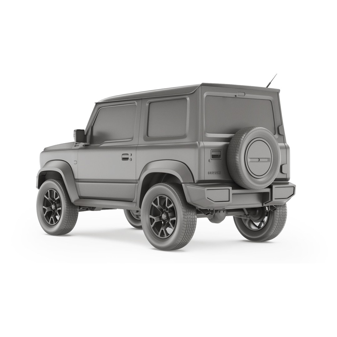 Suzuki Jimny 3D Model – High Poly SUV Asset, FBX & OBJ Formats