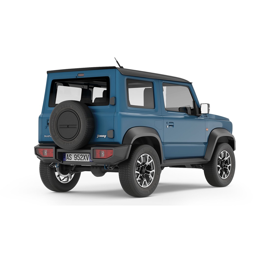 Suzuki Jimny 3D Model – High Poly SUV Asset, FBX & OBJ Formats - View 10