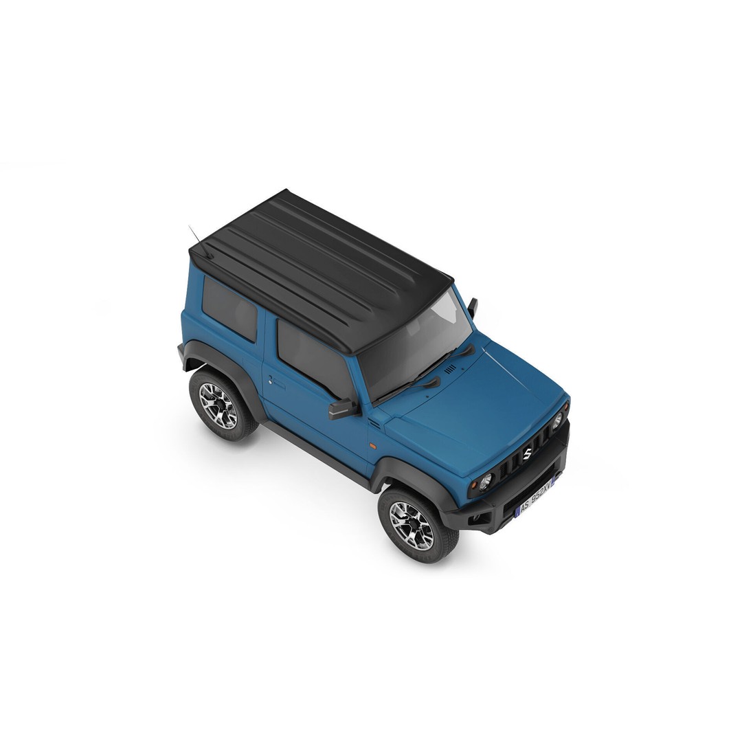 Suzuki Jimny 3D Model – High Poly SUV Asset, FBX & OBJ Formats - View 12