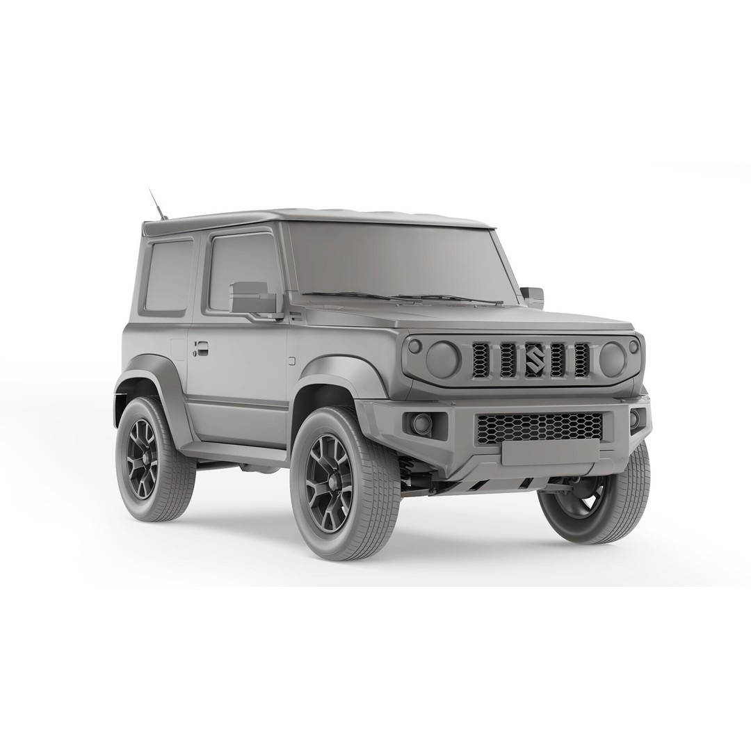 Suzuki Jimny 3D Model – High Poly SUV Asset, FBX & OBJ Formats - View 15