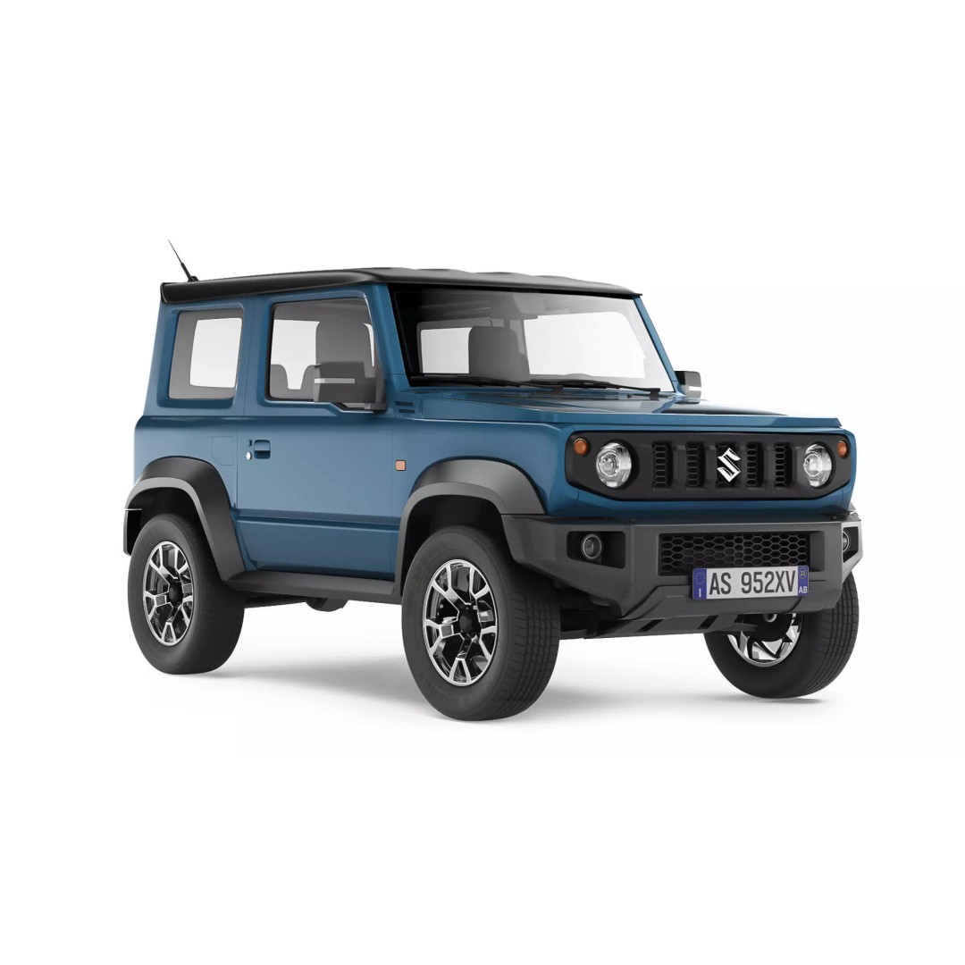 Suzuki Jimny 3D Model – High Poly SUV Asset, FBX & OBJ Formats - View 2