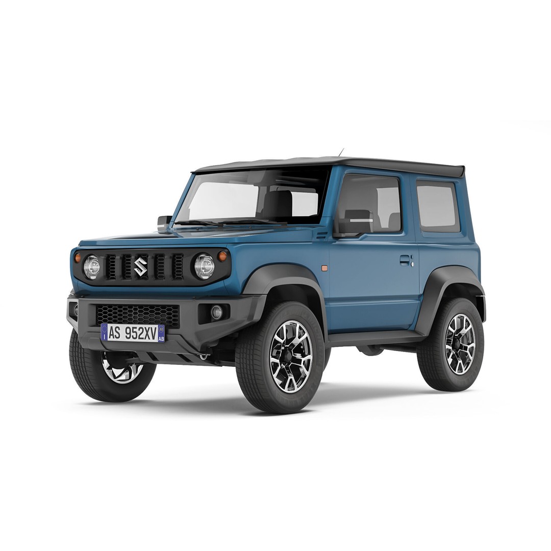 Suzuki Jimny 3D Model – High Poly SUV Asset, FBX & OBJ Formats - View 4