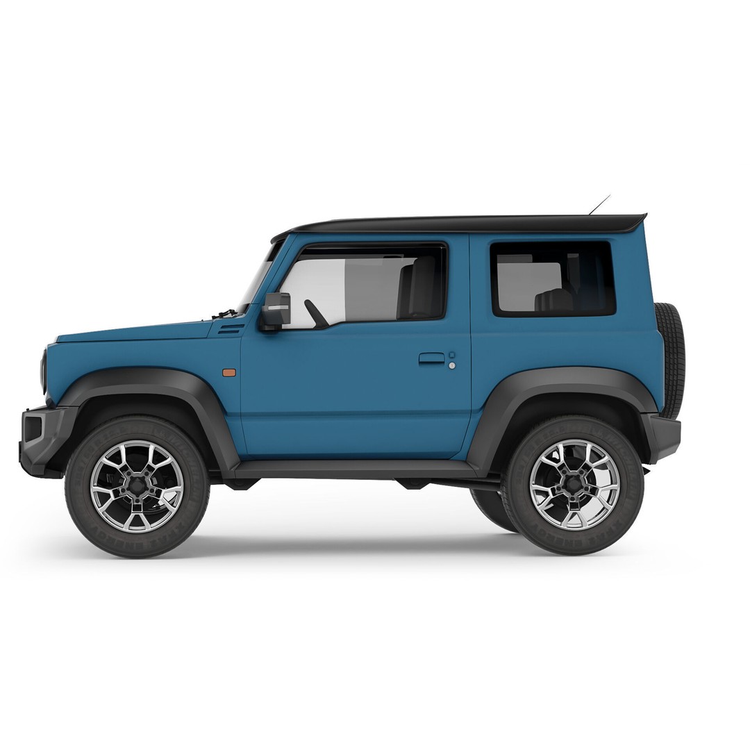 Suzuki Jimny 3D Model – High Poly SUV Asset, FBX & OBJ Formats - View 6