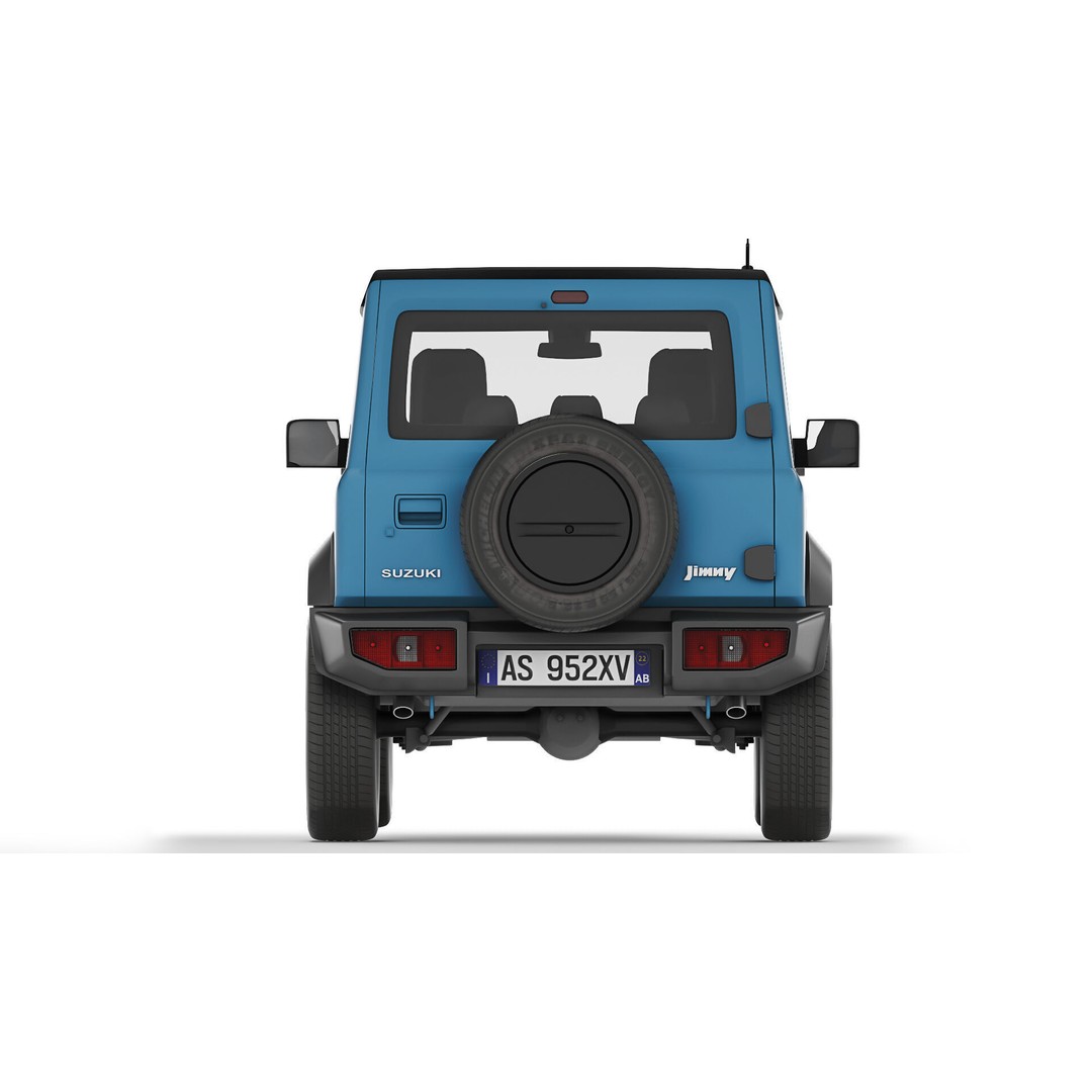 Suzuki Jimny 3D Model – High Poly SUV Asset, FBX & OBJ Formats - View 8