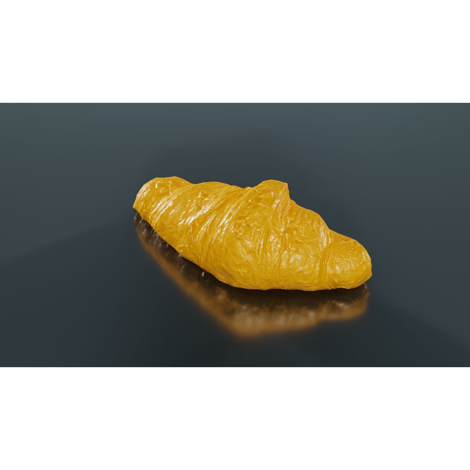Nut Croissant - Low-Poly Game-Ready 3D Model - View 15