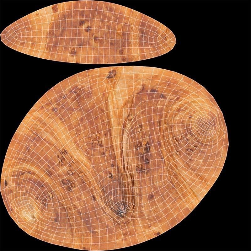 Nut Croissant - Low-Poly Game-Ready 3D Model - View 16