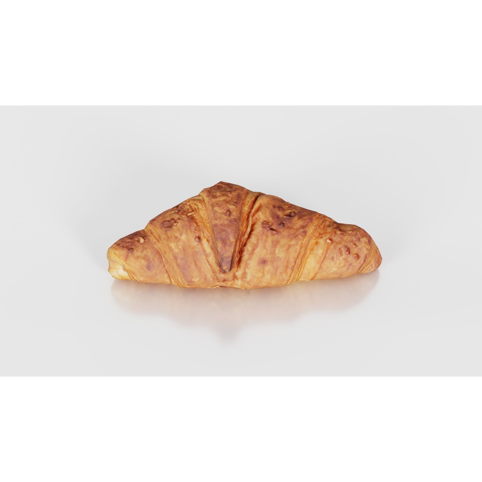Nut Croissant - Low-Poly Game-Ready 3D Model - View 18