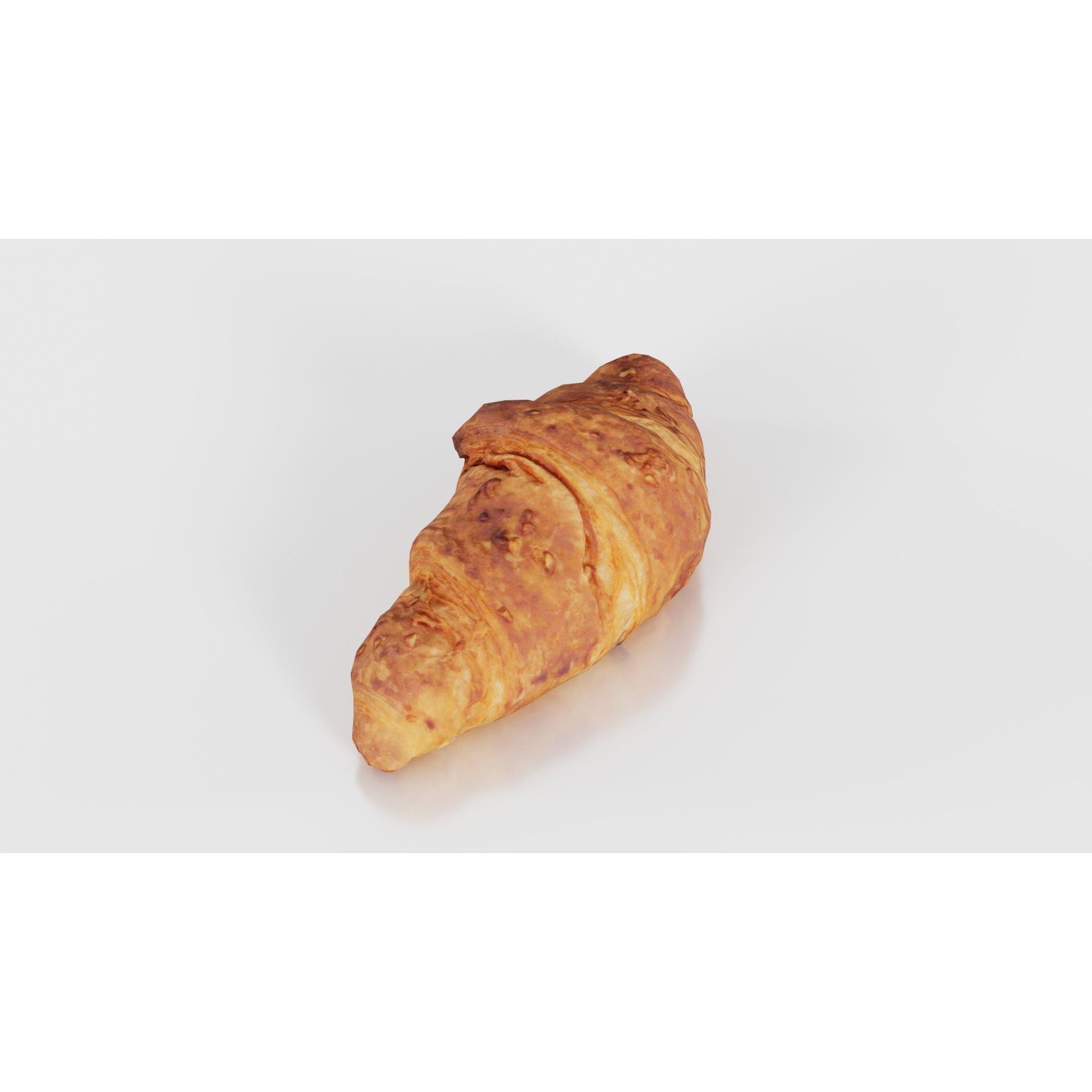 Nut Croissant - Low-Poly Game-Ready 3D Model - View 26