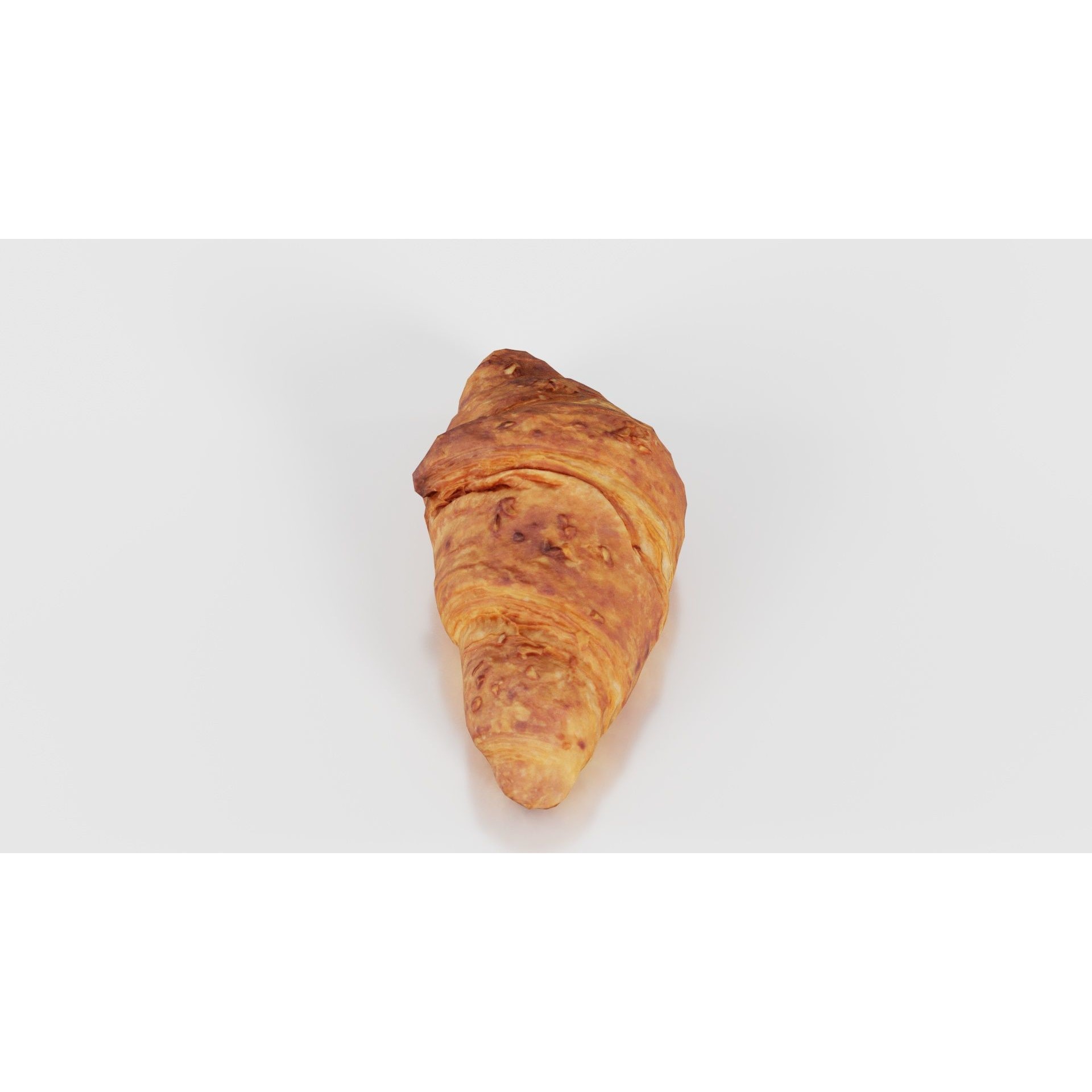 Nut Croissant - Low-Poly Game-Ready 3D Model - View 27