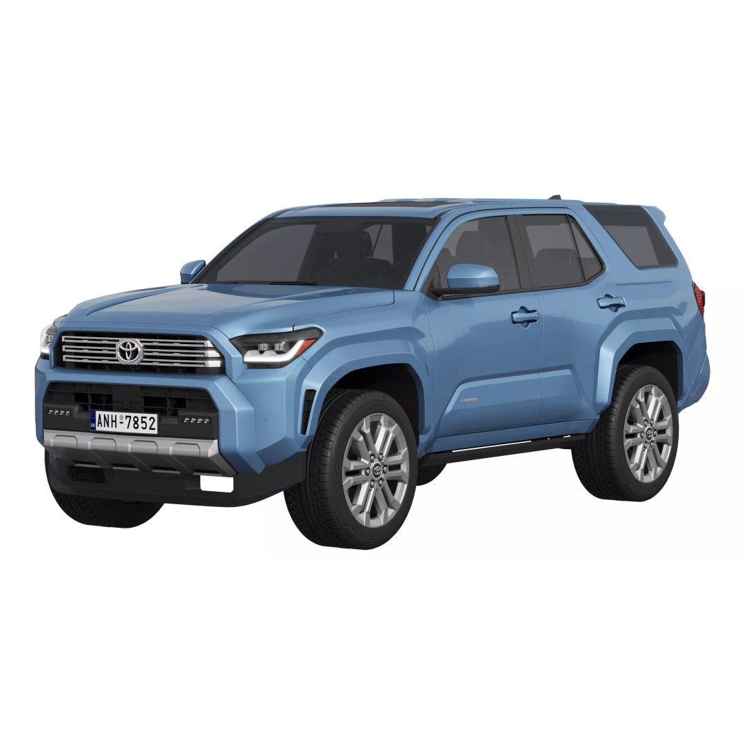 Toyota 4Runner 2025 3D Model – High Poly SUV Asset, PBR Textures - View 2