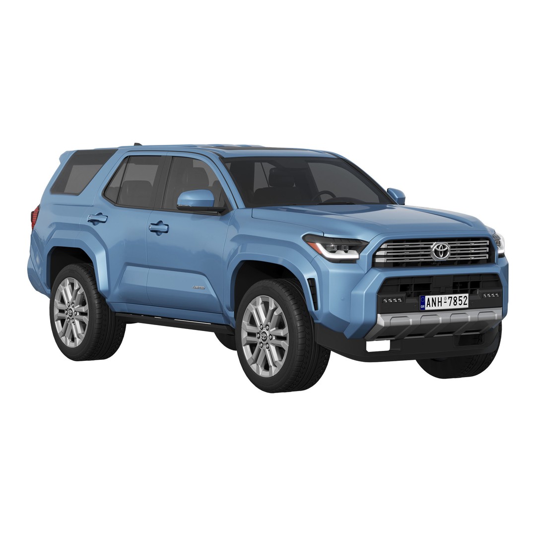 Toyota 4Runner 2025 3D Model – High Poly SUV Asset, PBR Textures - View 3