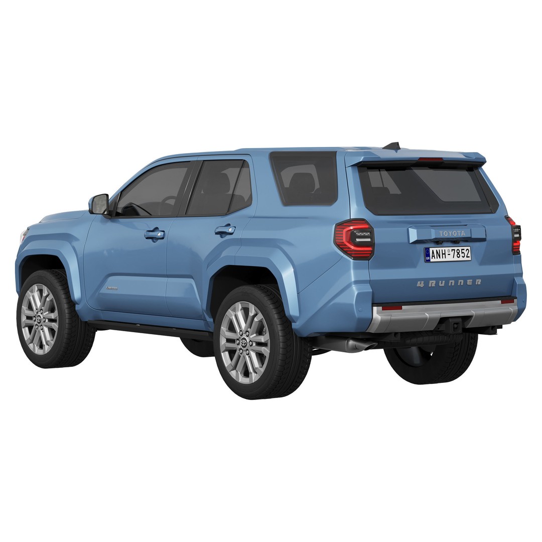 Toyota 4Runner 2025 3D Model – High Poly SUV Asset, PBR Textures - View 4