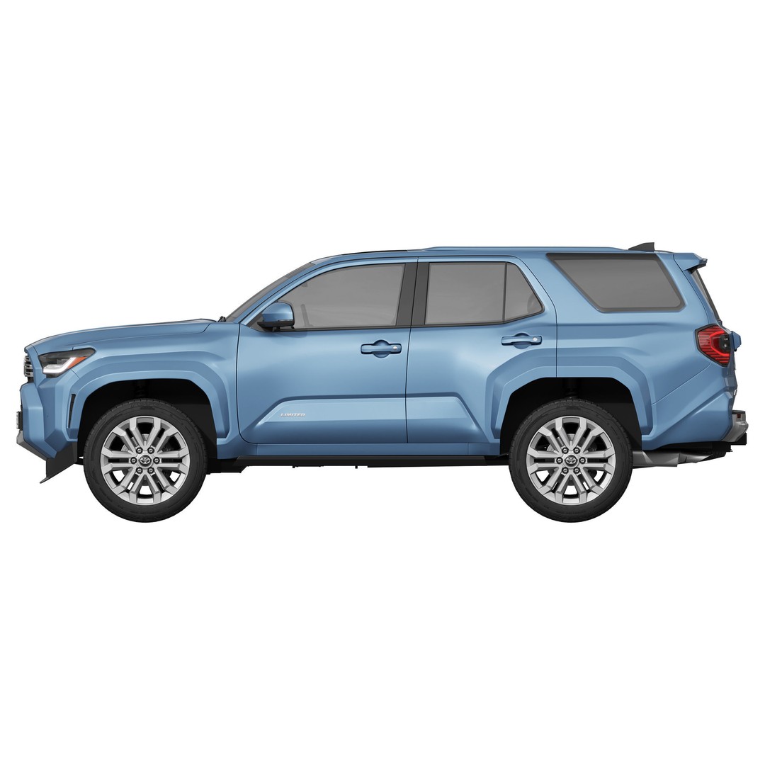 Toyota 4Runner 2025 3D Model – High Poly SUV Asset, PBR Textures - View 7