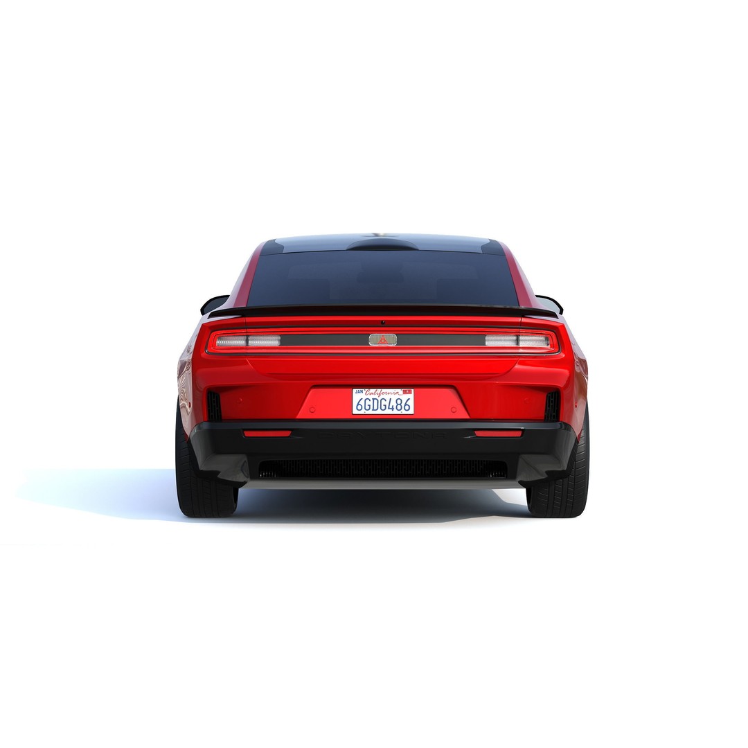 Dodge Charger Daytona 2024 3D Model – High Poly Game Asset, FBX, PBR - View 12