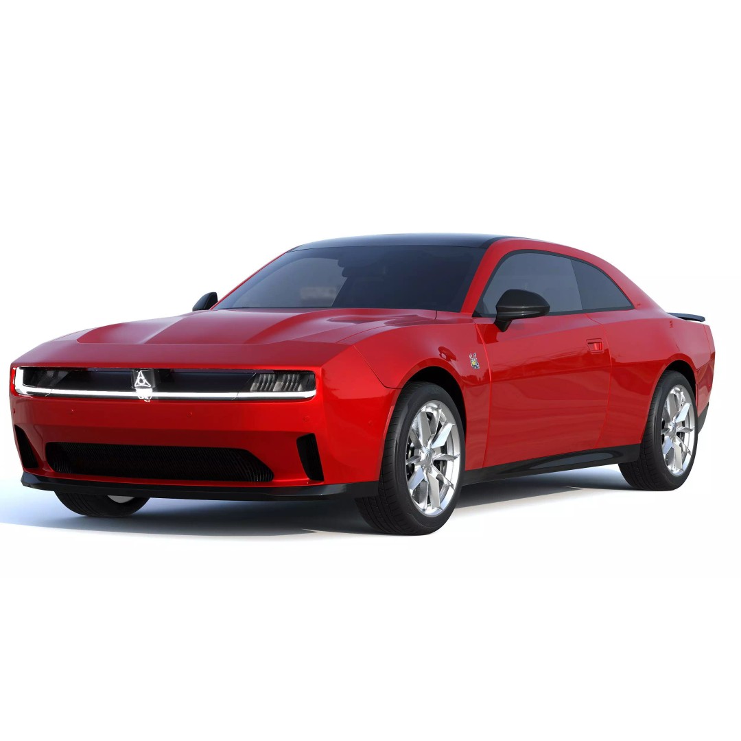 Dodge Charger Daytona 2024 3D Model – High Poly Game Asset, FBX, PBR - View 2